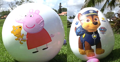 paw patrol surprise eggs